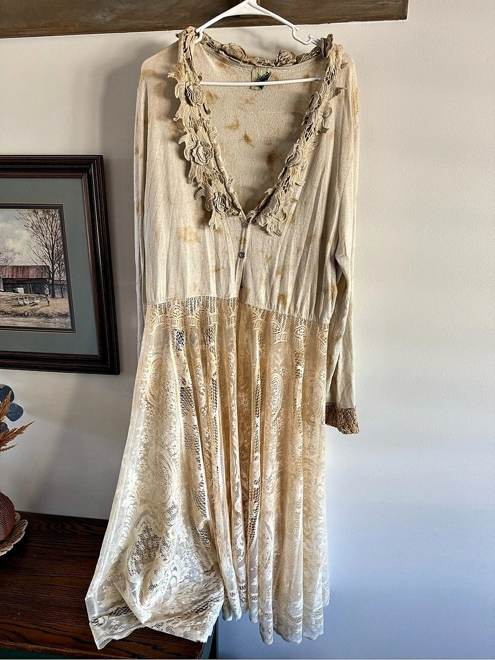 Jada Gypsy Floral Lace Duster